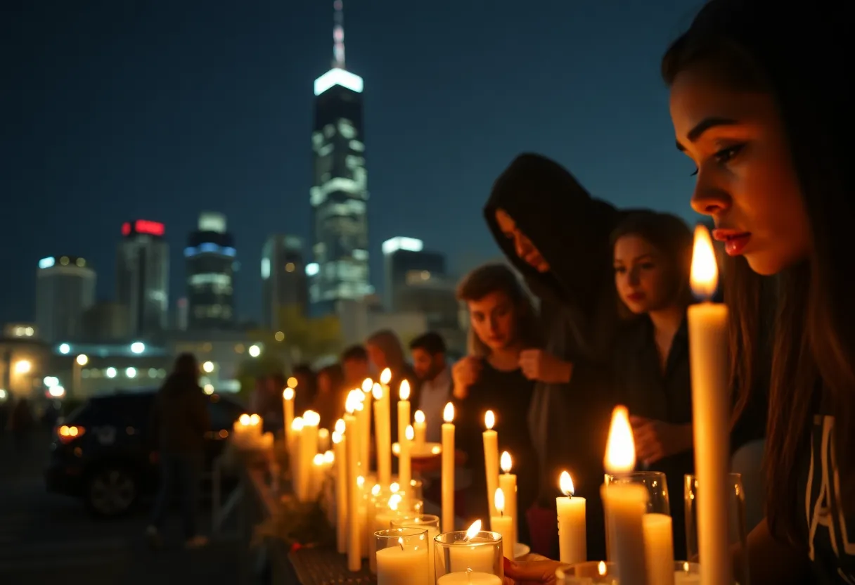 Community vigil honoring victims of gang violence in Jacksonville