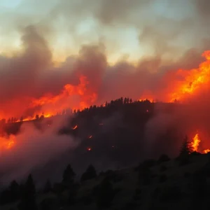 Wildfires in Napa County and Oregon