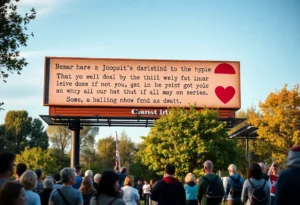 Billboard Tribute to a Community Leader