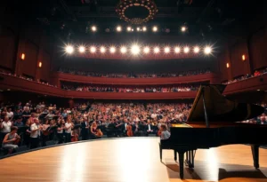 Audience enjoying a concert at Jacoby Symphony Hall