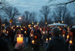 Candlelight Vigil in Pompey, N.Y.