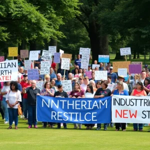 Community Protest Against Industrial Expansion