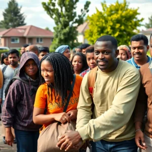 Community members uniting to search for a missing child