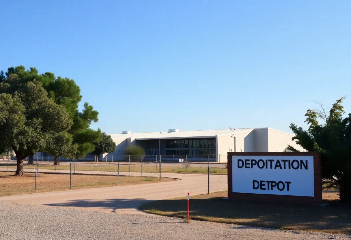 New immigration detention facility named Deportation Depot