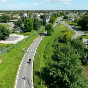 Planned Emerald Trail biking and pedestrian path in Jacksonville