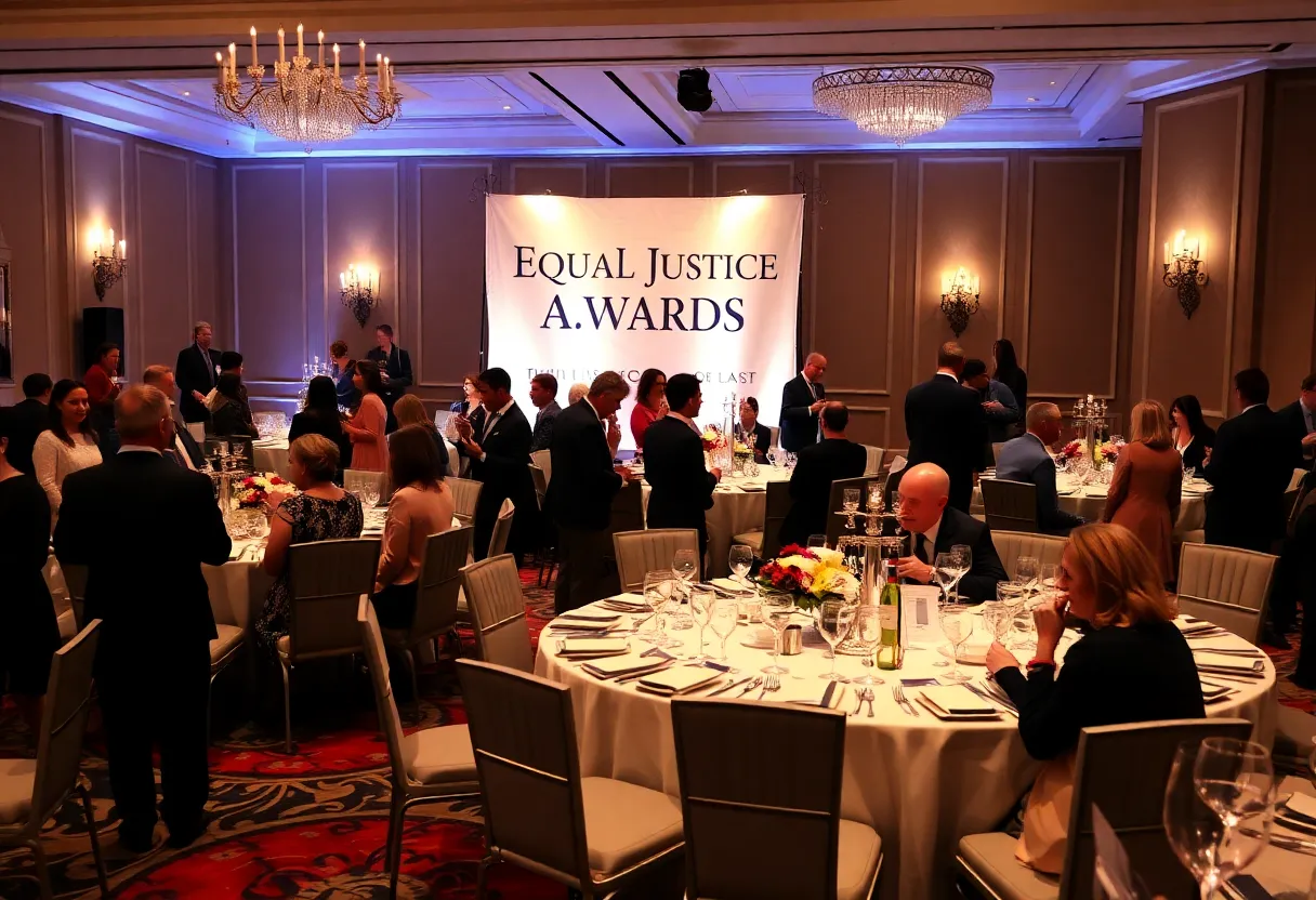 Guests attending the Equal Justice Awards Ceremony in Jacksonville.