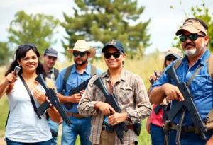 People in Florida exercising their open carry rights responsibly.