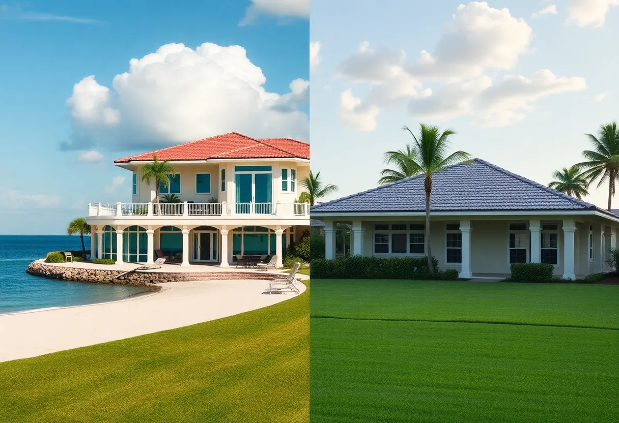 Contrasting Real Estate in Florida