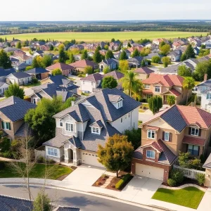 Residential neighborhood representing HOA conflicts