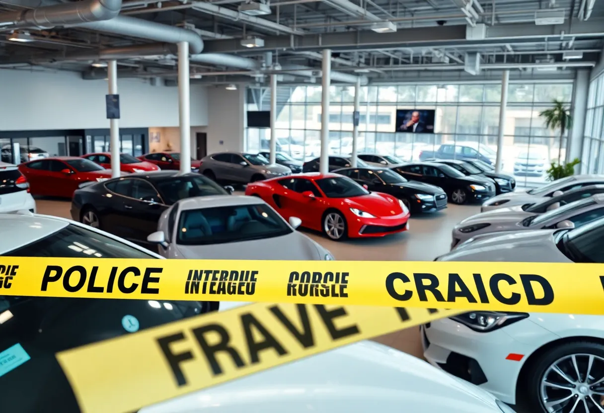 Investigation at a Jacksonville car dealership for fraud