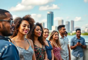 Aspiring actors at a casting call in Jacksonville
