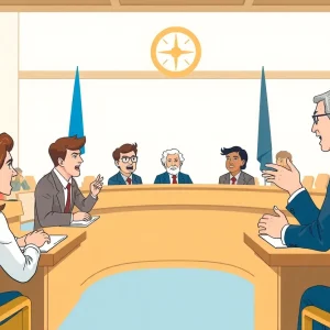 City council members debating budget issues in Jacksonville