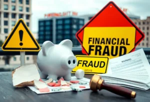 Illustration of financial fraud warning signs