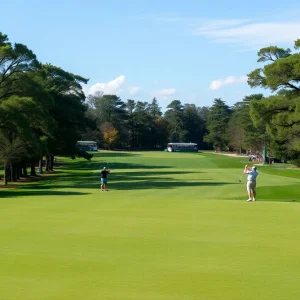 Players from Jacksonville golf team competing at the JT Poston Invitational
