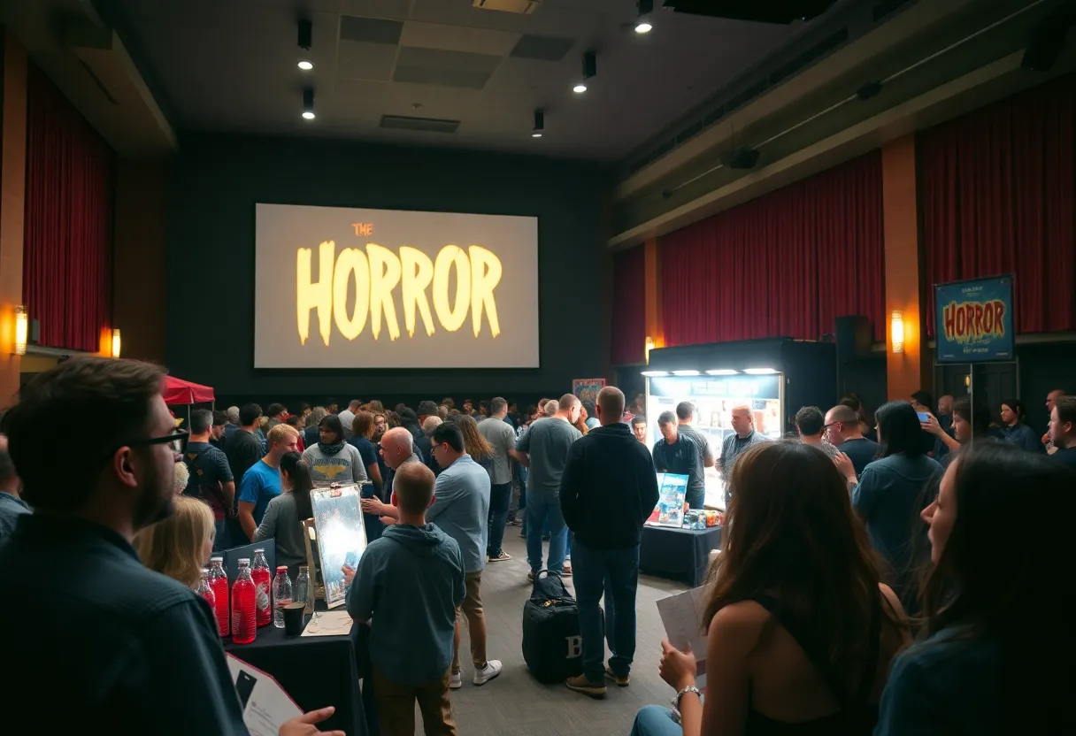 Audience enjoying the Jacksonville Horror Film Festival