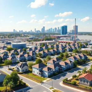 Proposed townhomes near a recycling plant in Jacksonville