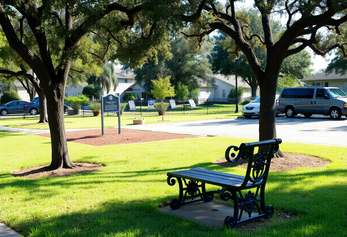 Community members honoring the victims at a memorial in Jacksonville.