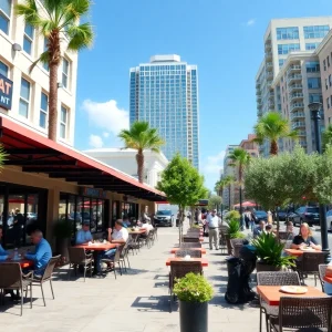 People dining at local restaurants in Jacksonville
