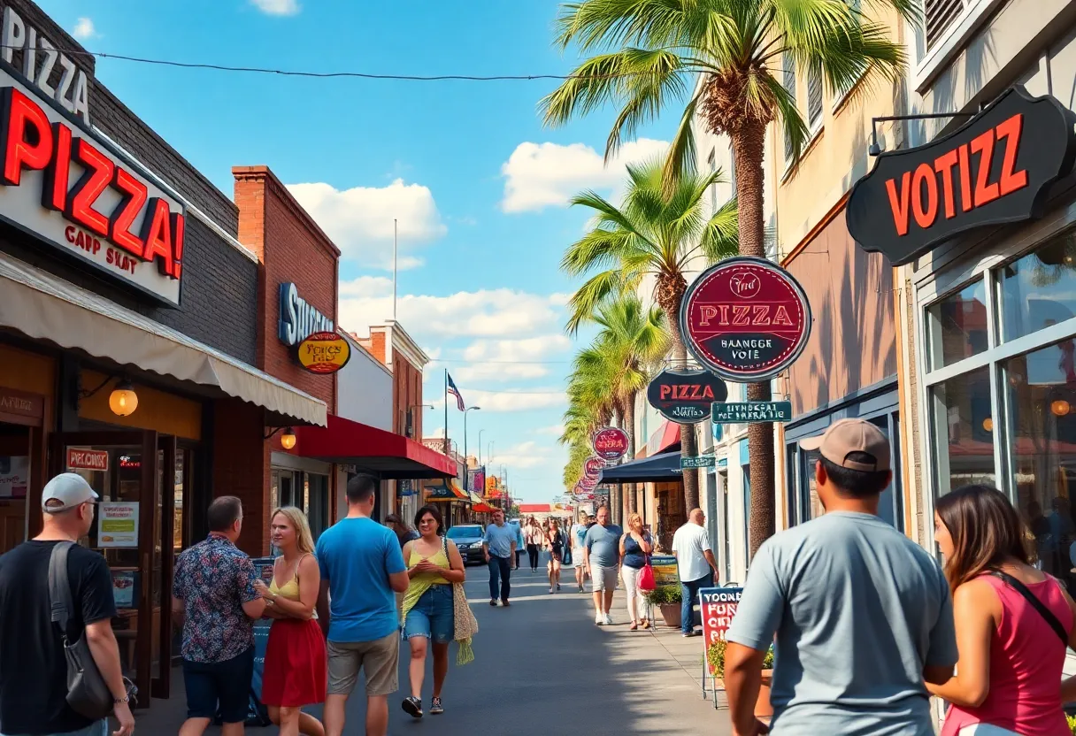Local residents voting for their favorite pizza spots in Jacksonville