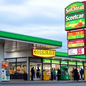 Parker's Kitchen gas station and convenience store in Jacksonville