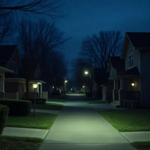 Neighborhood Scene After Tragic Prank Shooting