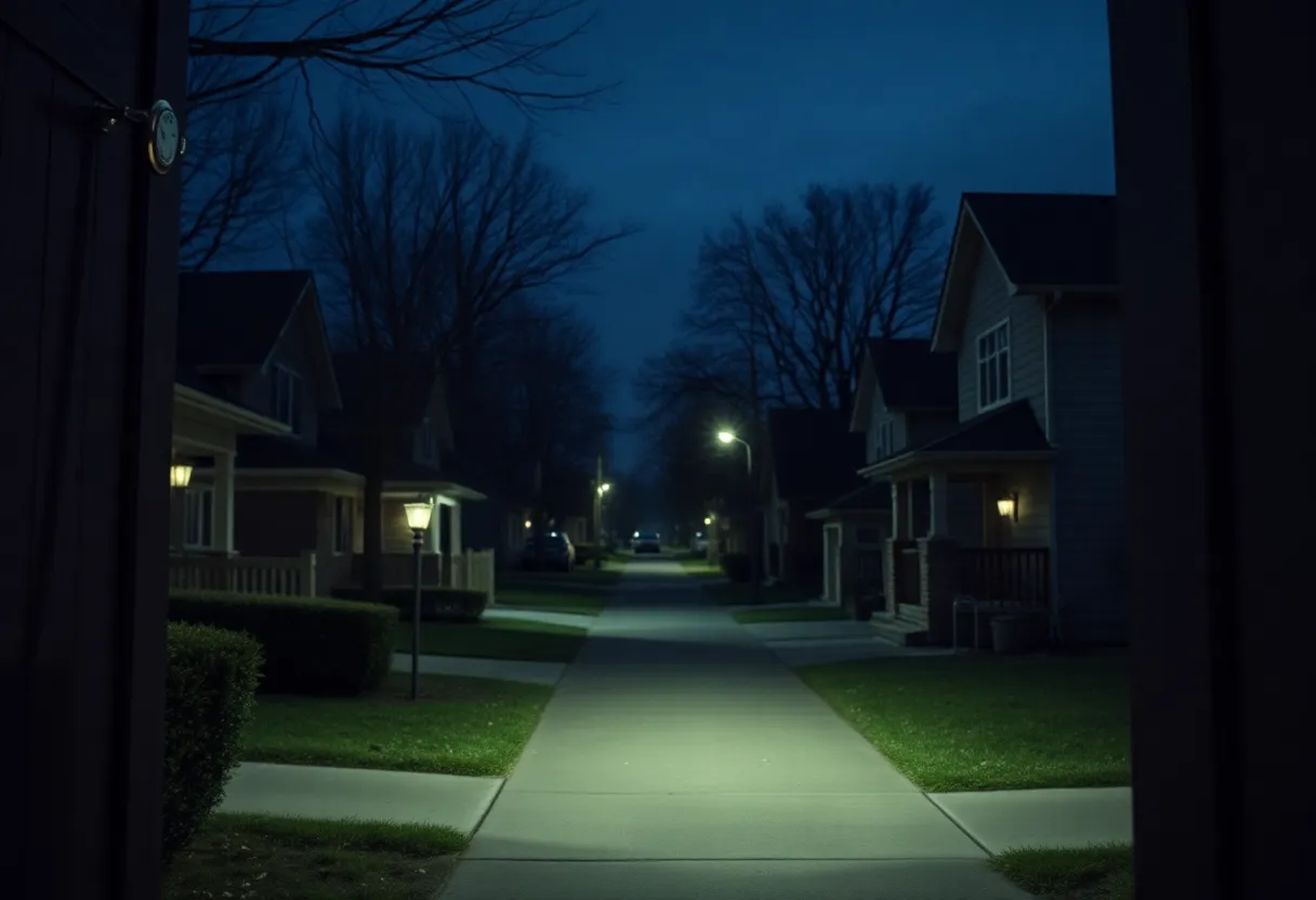 Neighborhood Scene After Tragic Prank Shooting