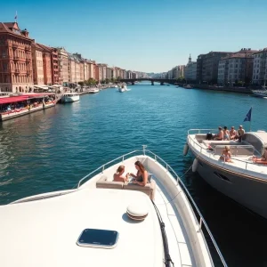 Luxury yacht Royal Princess docked in Jacksonville