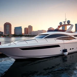 Royal Princess luxury yacht docked in Jacksonville's waterfront