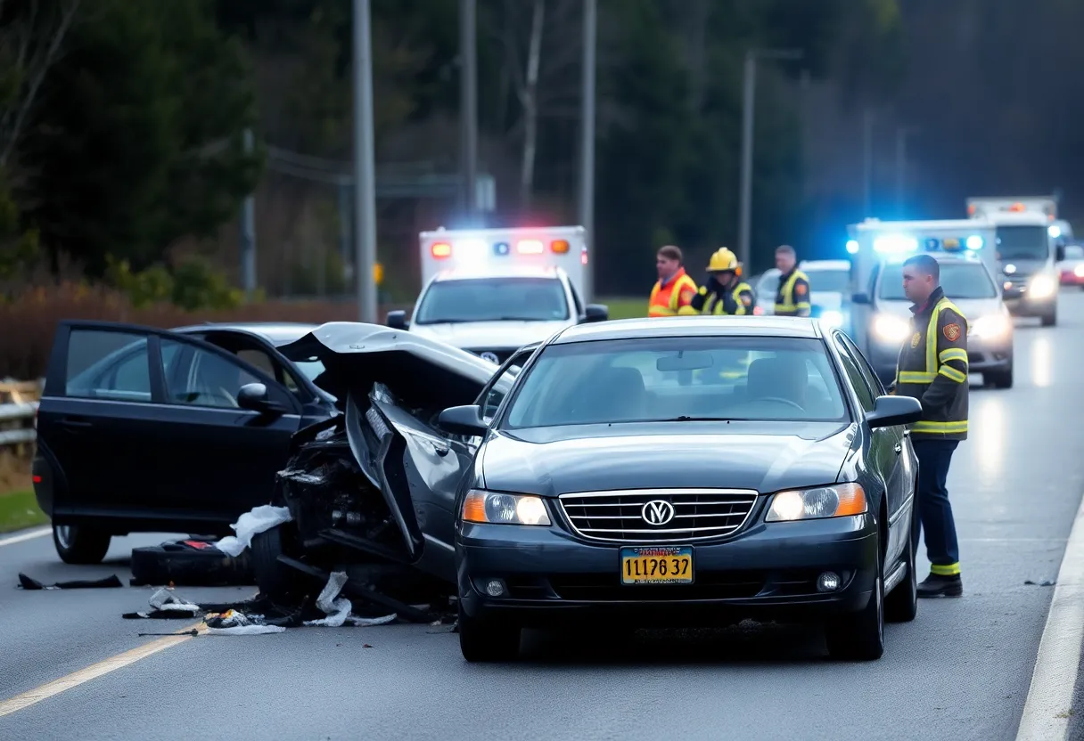 Rudy Giuliani Car Crash Scene