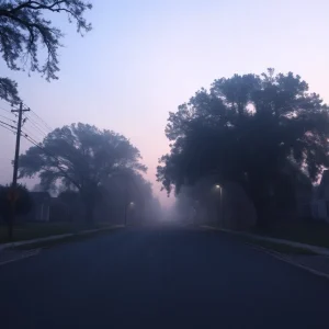 Neighborhood in Jacksonville, depicting a search area for missing person