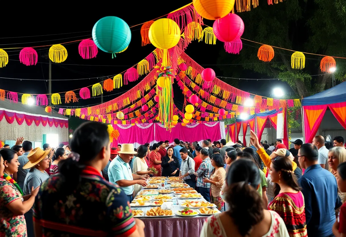 A festive gathering celebrating Hispanic Heritage Month in Jacksonville.
