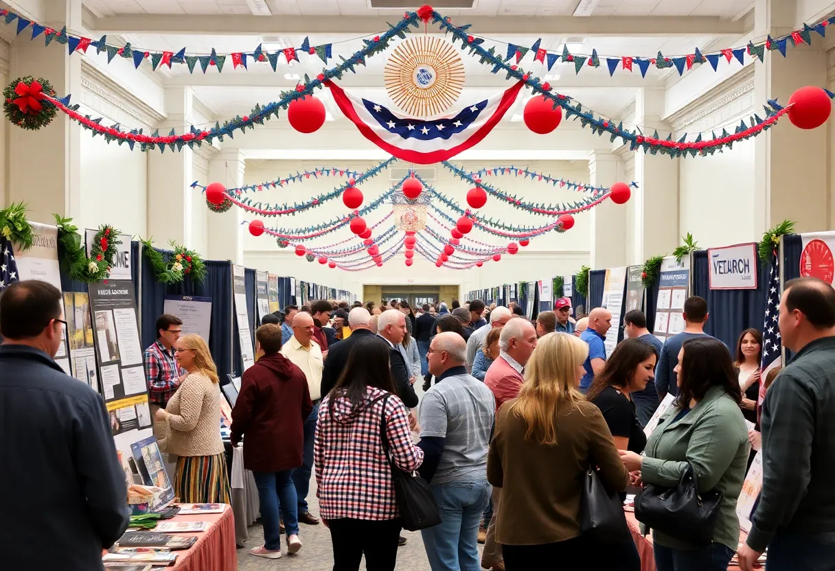 Community gathering at Jacksonville's Veterans Matter event