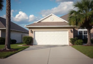 Suburban neighborhood in DeLand highlighting wildlife safety.