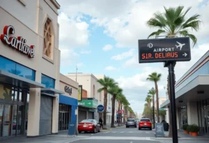 Central Florida Business District During Shutdown