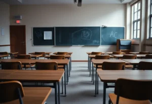 Classroom After Teacher Resignation