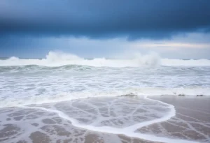 Rough seas during Florida nor'easter