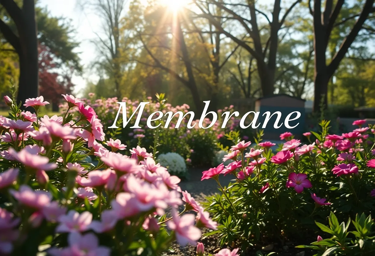 A peaceful garden symbolizing remembrance.