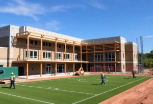 Image of the construction site for the new Harbour Pointe Academy on Jacksonville's Northside