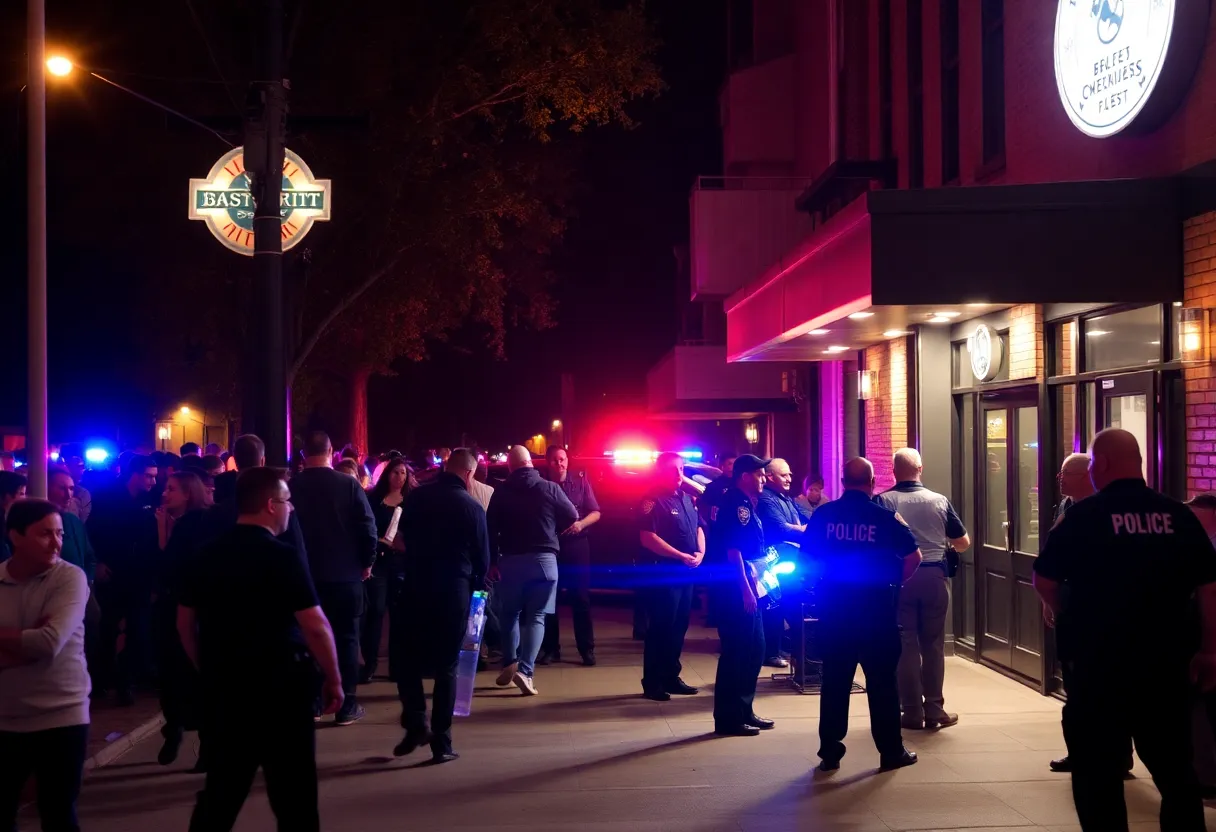 Police investigating shooting scene outside Tipsy Bar & Grill in Jacksonville