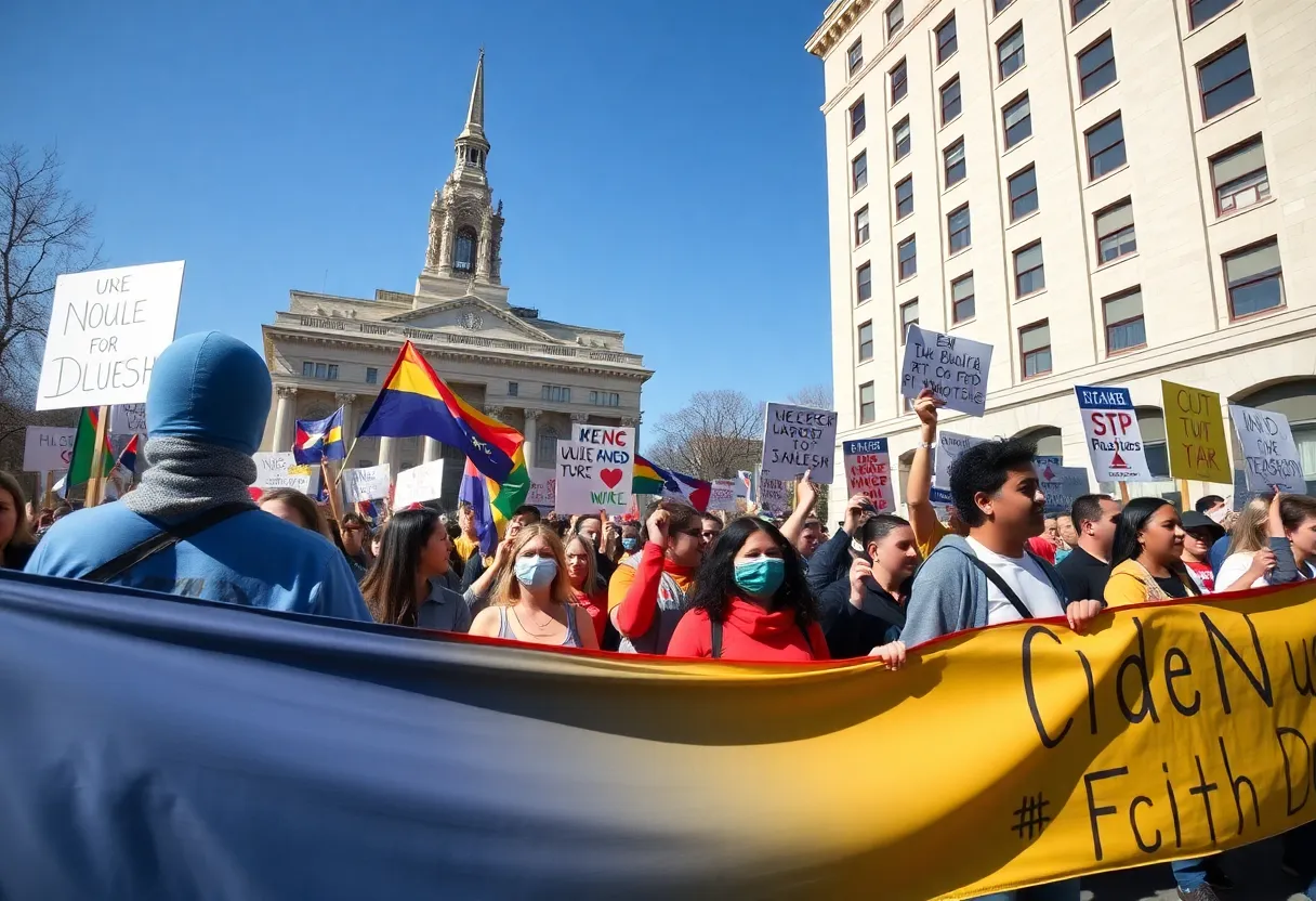Peaceful protest in Jacksonville for No Kings Day
