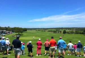 Jacksonville University Men's Golf Team competing at West Bay Collegiate Invitational