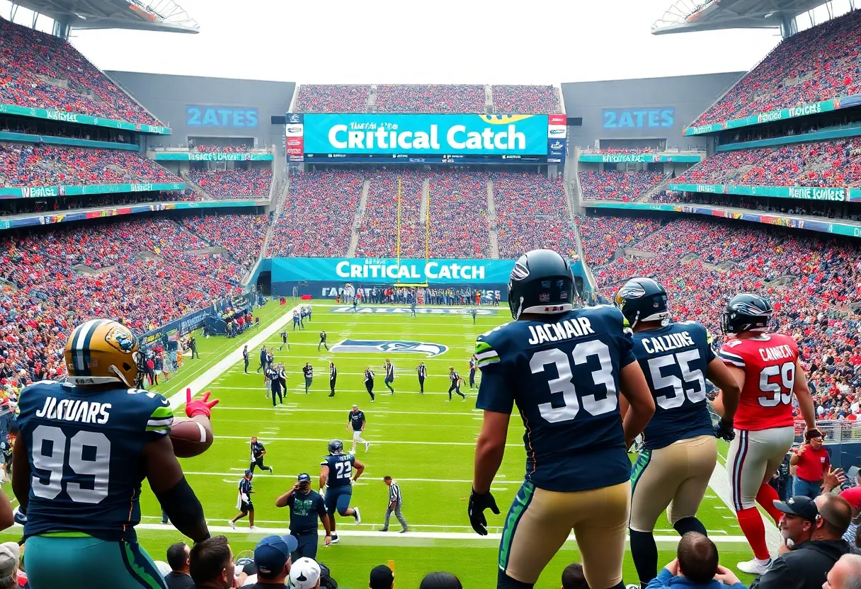 Jacksonville Jaguars versus Seattle Seahawks game day at EverBank Stadium