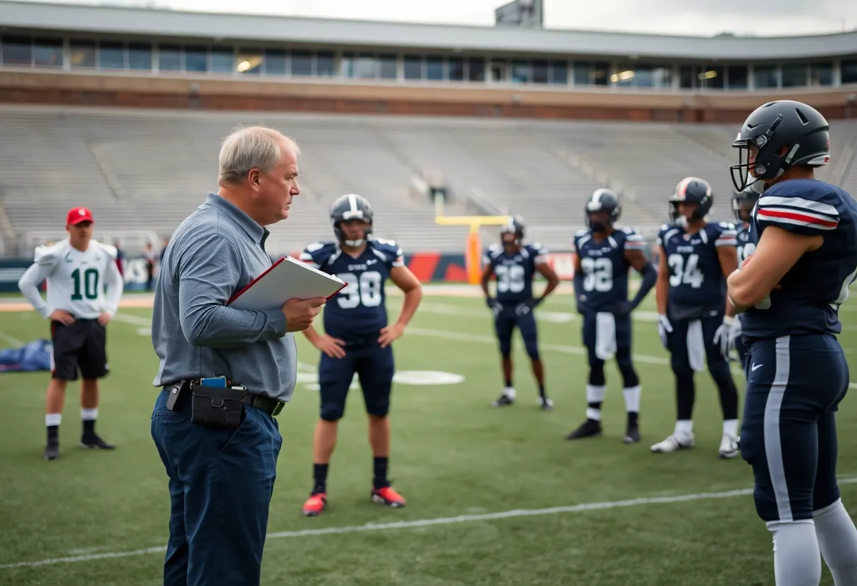 Lane Kiffin addresses his team about coaching rumors