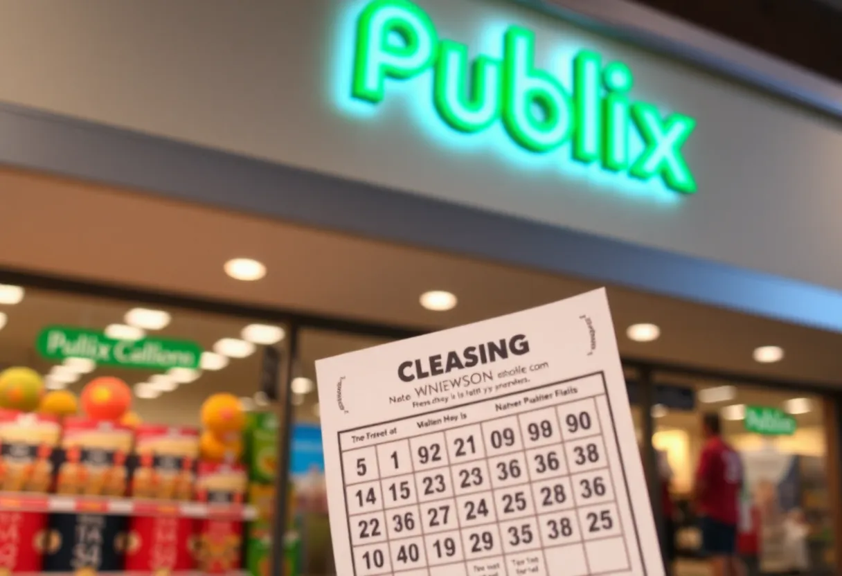 Winning Powerball ticket from Jacksonville