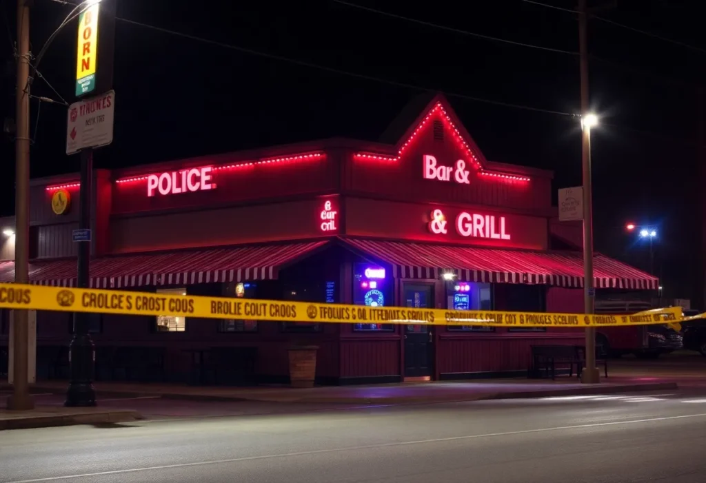 Police presence at Tipsy Bar and Grill shooting incident