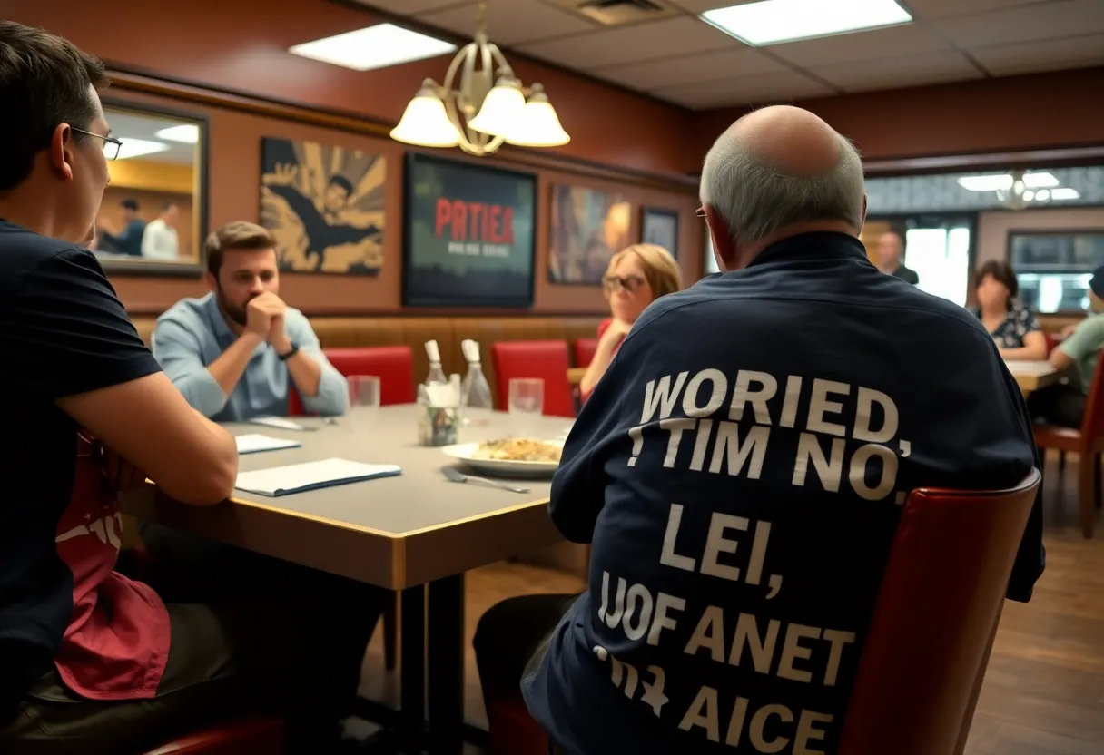 Tense Restaurant Confrontation