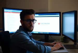 TicketMaster Error 401 Screen