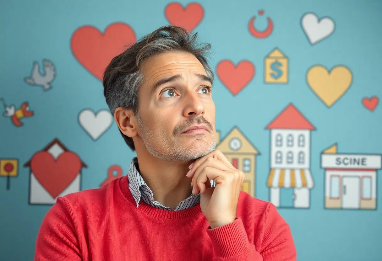 Individual contemplating charitable contributions amidst new tax regulations.