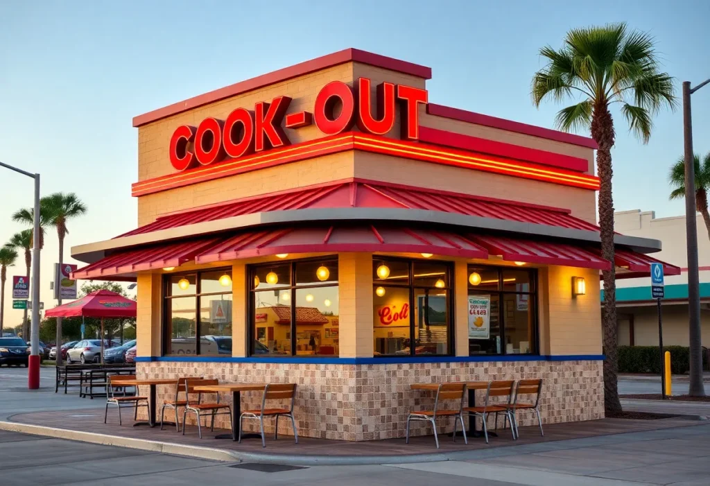 Cook Out fast-food restaurant exterior