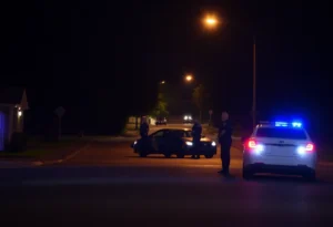 Police investigating a car in Jacksonville